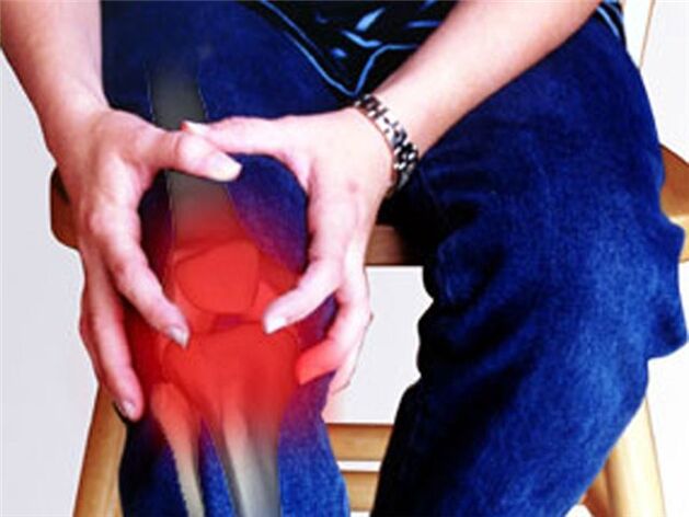 Ból stawu kolanowego spowodowany procesem patologicznym